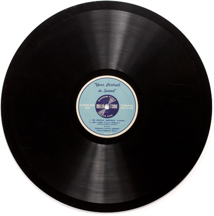 A 12 inch recording by Florence Foster Jenkins