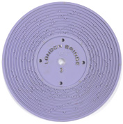 Plastic disc with molded pins for Fisher Price Record Player