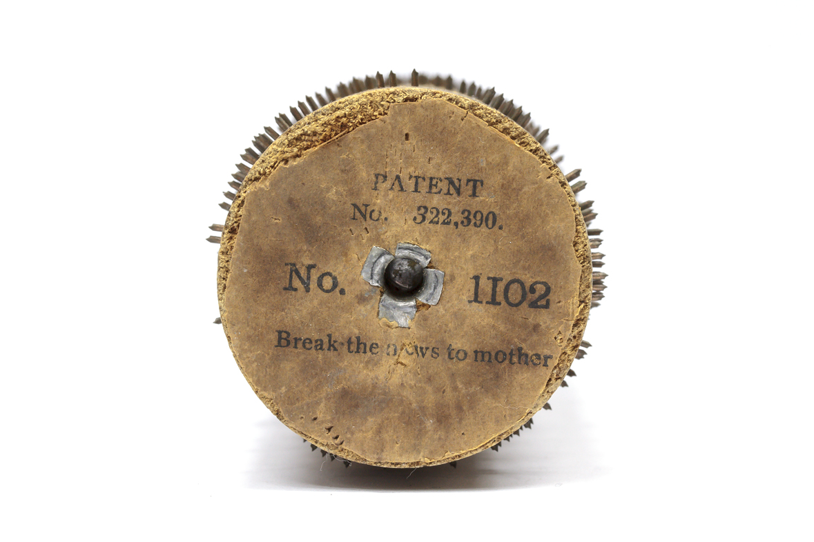 Label for Gem Roller Organ cob: Break the News to Mother, No. 1102, Patent No. 322300